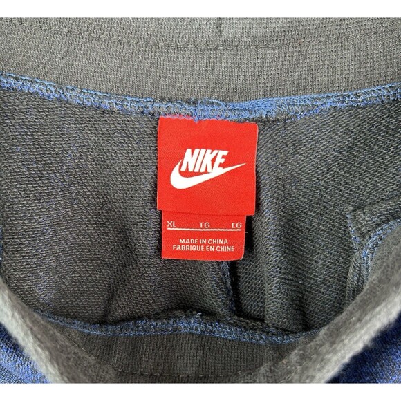 Nike Joggers French Terry Shoe Box Sweatpants XL Men's Blue Tapered 678558-480 - Picture 6 of 7